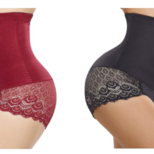 High Waist Plus Size Ultra Firm Control Tummy Shapewear Waist Trainer Lace Panties Butt Lift Body Shaper Lingerie