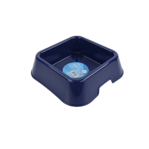 Vibrant Life 8-cup Square Plastic Pet Bowl