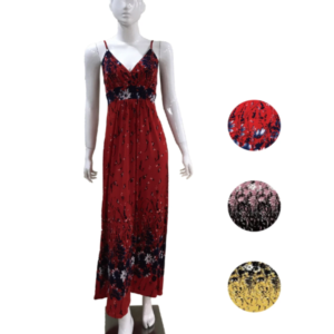 Maxi Dress-Spaghetti Strap