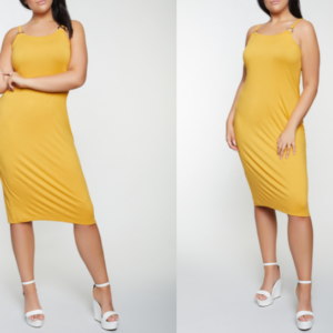 O Ring Bodycon Dress