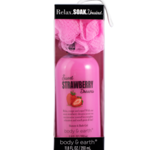 Body & Earth - Strawberry/Coconut/Mango/Lime Scent Bath Gel (2PC Set)