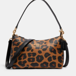 Coach - Lewis Shoulder Bag With Leopard Print