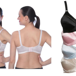 Women's Floral Stitch Wireless Minimizer Bras - Full Size